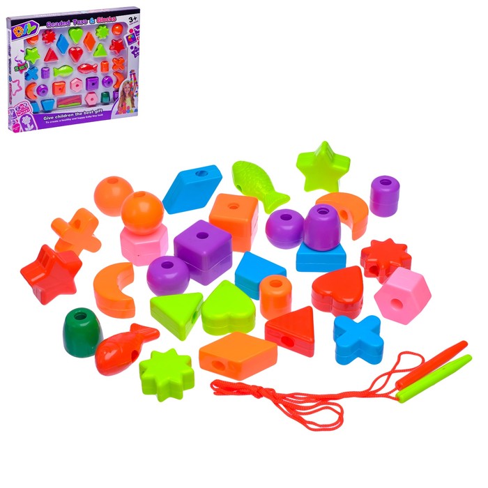 Конструктор «Обучающие бусы», 31 деталь