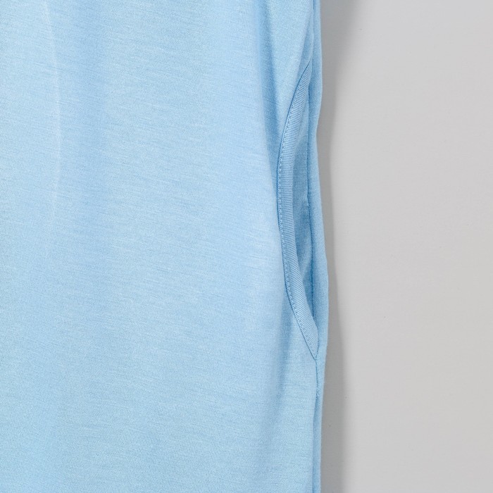 Халат женский запашной AW17-MC-174 Audrey цвет голубой, р-р 42-44