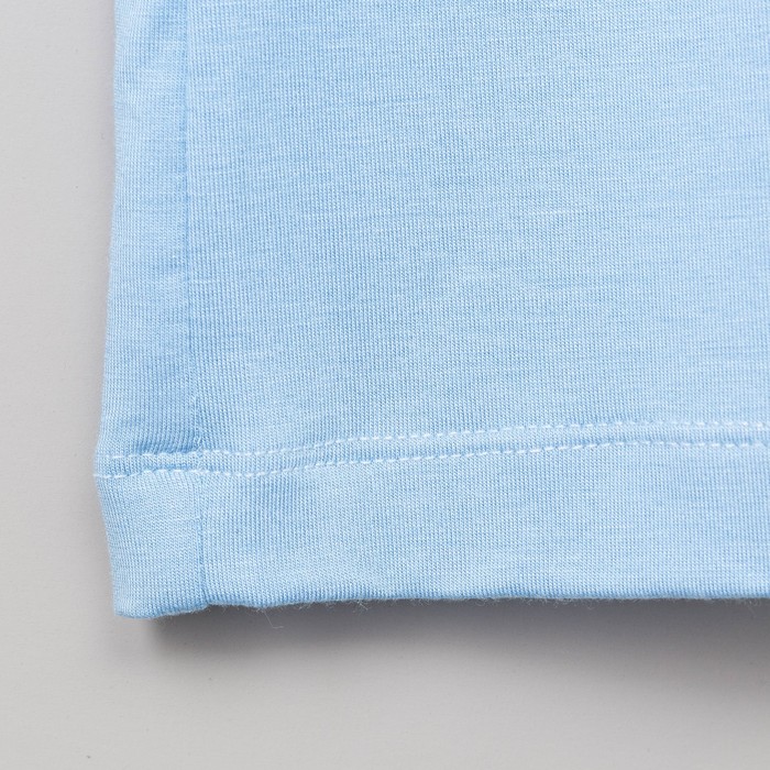 Халат женский запашной AW17-MC-174 Audrey цвет голубой, р-р 50-52