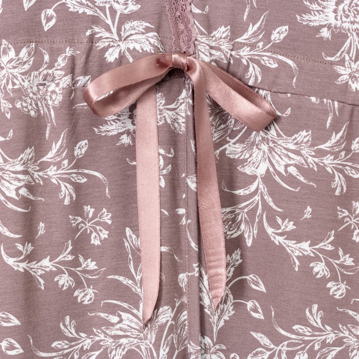 Халат женский запашной AW17-MC-174 Audrey цвет какао, р-р 50-52