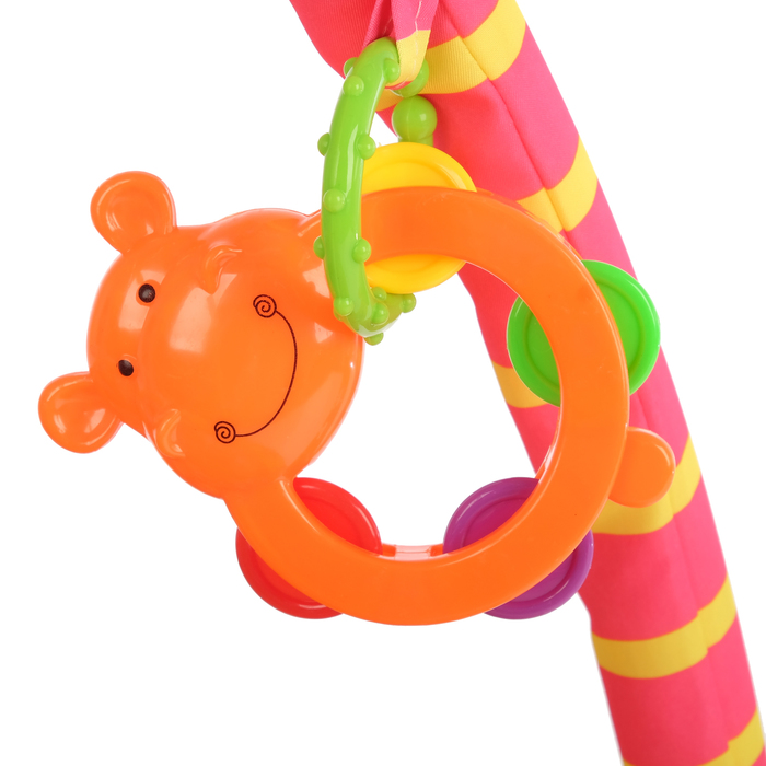 Коврик развивающий с дугами «Любимые герои», 5 игрушек