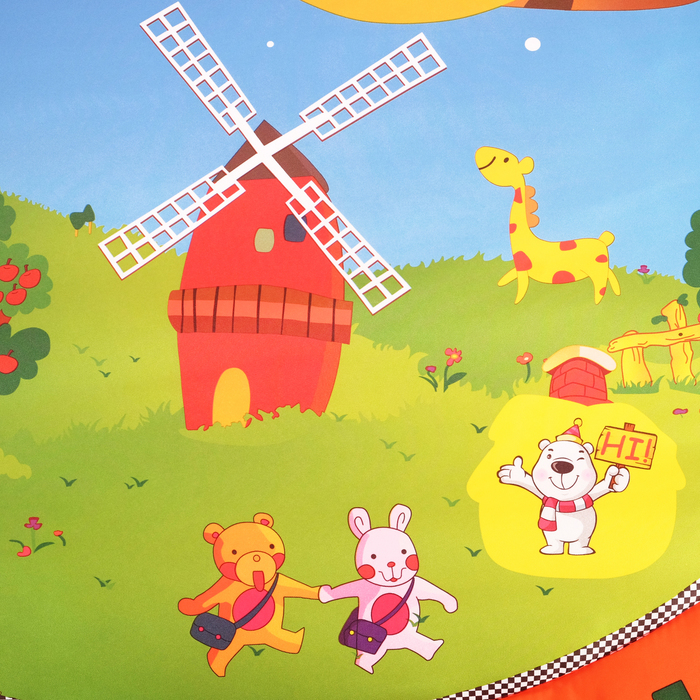 Коврик развивающий с дугами «Ферма», 5 игрушек