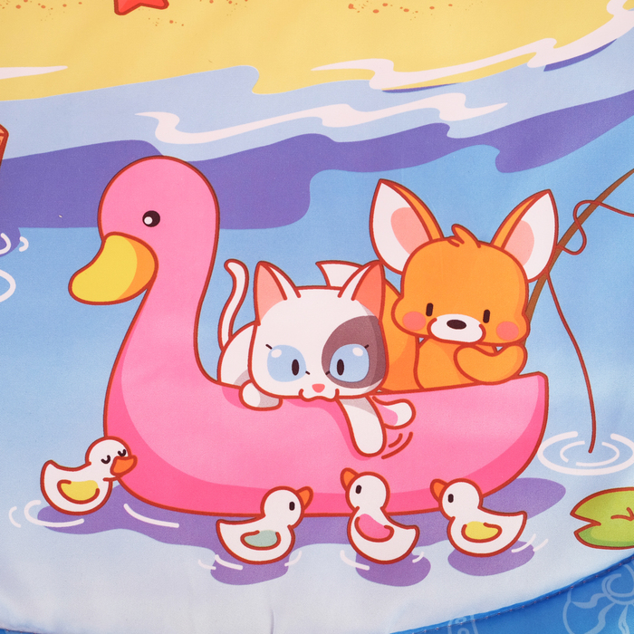 Коврик развивающий с дугами «Сказочный остров», 5 игрушек