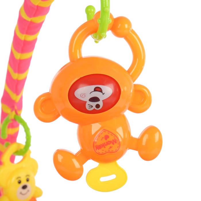 Коврик развивающий с дугами «Моя радость», 5 игрушек