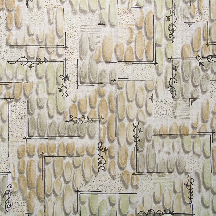 Обои моющиеся 16403 «Забава», зеленые, 0.53 х 10 м