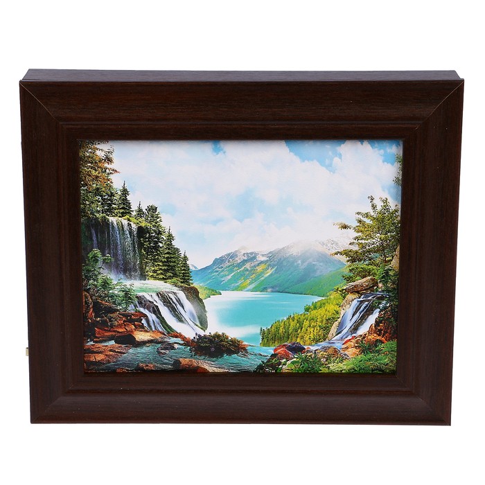 Ключницы  "Горный водопад" венге 25х30 см