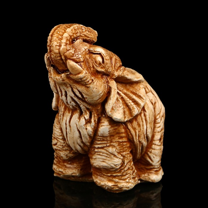 Сувенир гипс "Слоник малый" 10 см