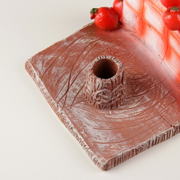 Подставка для бумажного полотенца "Корзинка с яблоками" 26х17х17см