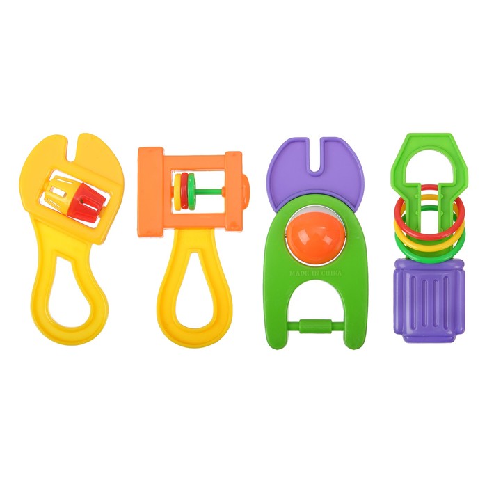 Набор погремушек «Инструменты», 4 шт.