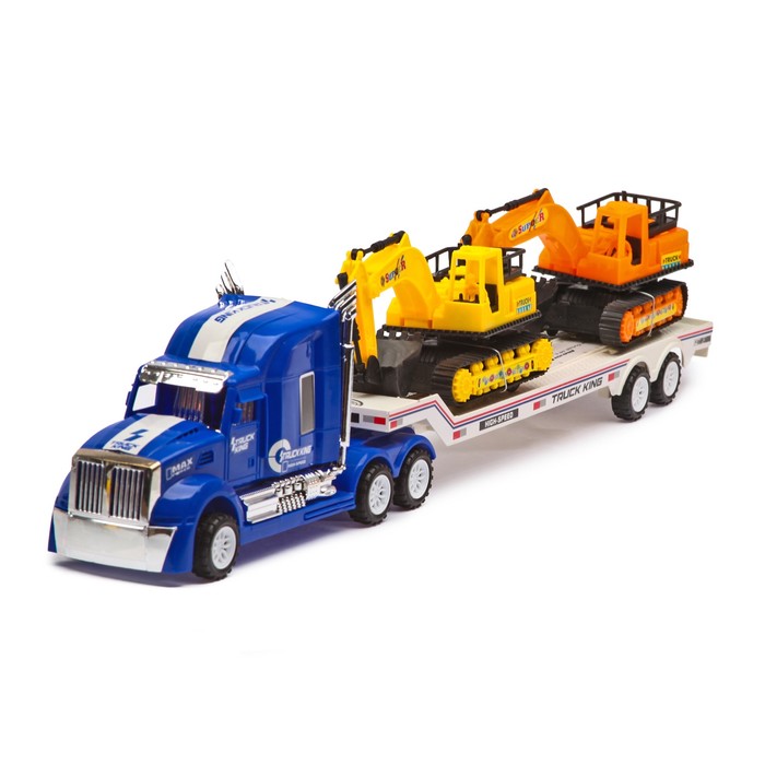 Грузовик инерционный "Автовоз" с спецтехникой