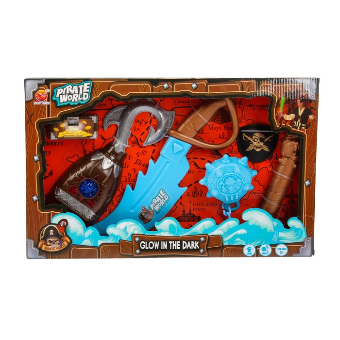 Набор пирата "Капитан крюк", 13 предметов