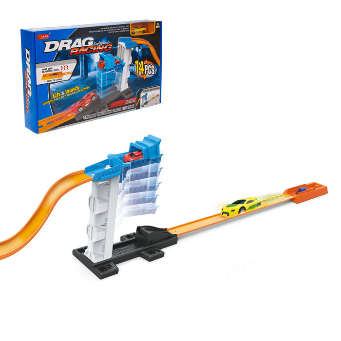 Автотрек "Поездка на лифте", с запуском