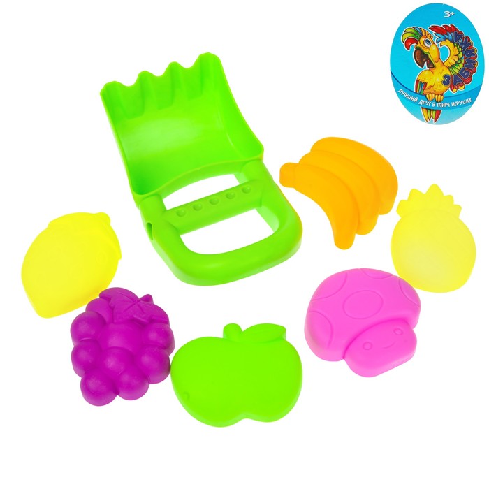 Песочный набор "Фрукты", 7 предметов