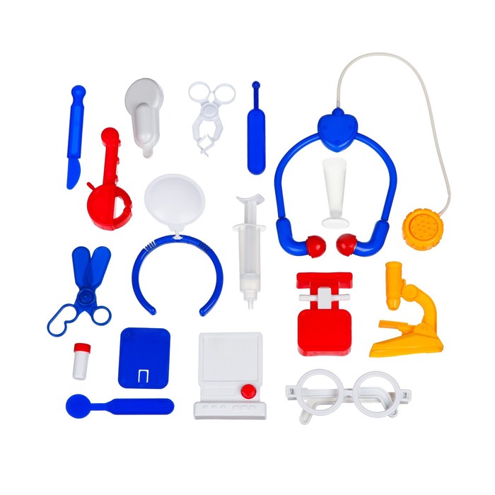фото Игровой набор "маленький доктор", 17 предметов colorplast