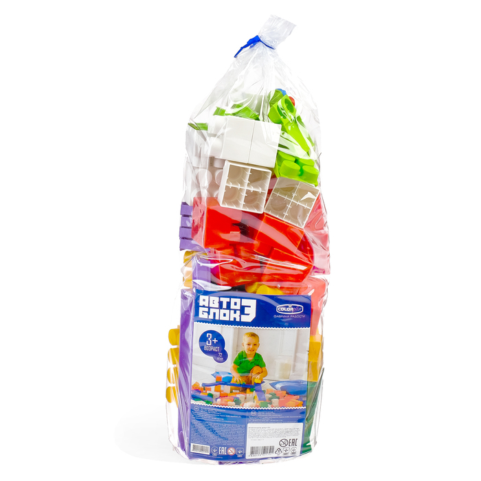 Конструктор "Авто Блок" 72 деталей