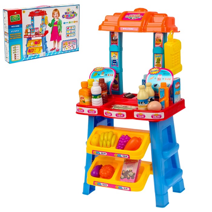 Игровой модуль "Минимарт", 18 предметов