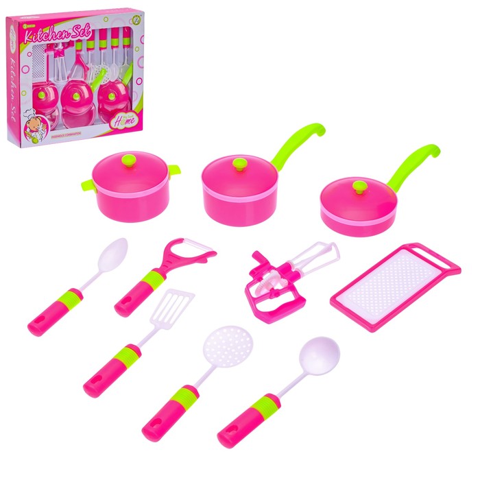 Набор посуды "Домашняя кухня", 10 предметов