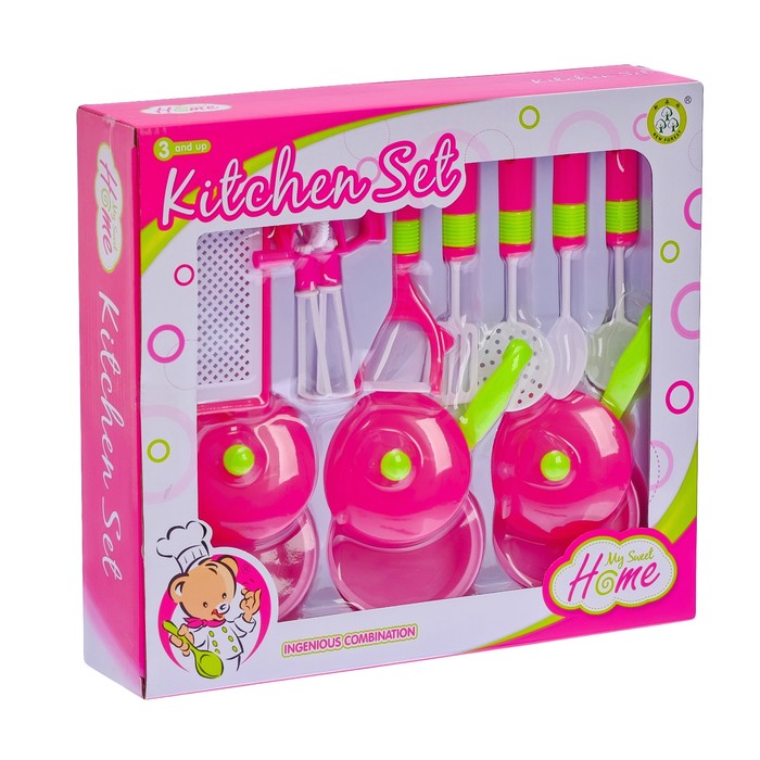 Набор посуды "Домашняя кухня", 10 предметов