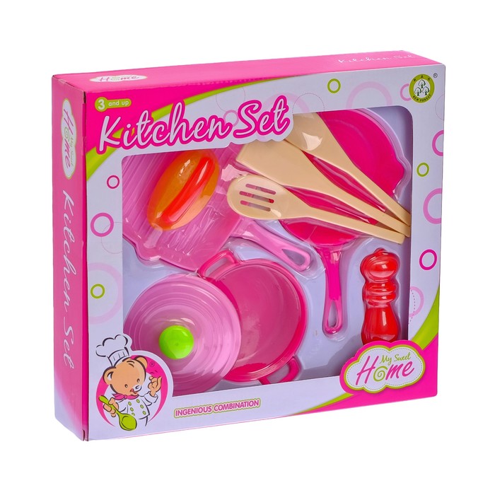 Набор посуды "Учимся готовить", 8 предметов