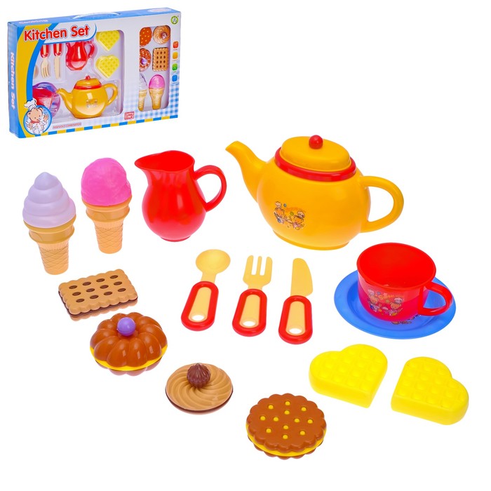 Набор посуды с продуктами "Сладкоежка"