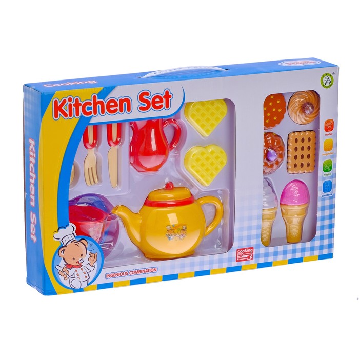 Набор посуды с продуктами "Сладкоежка"