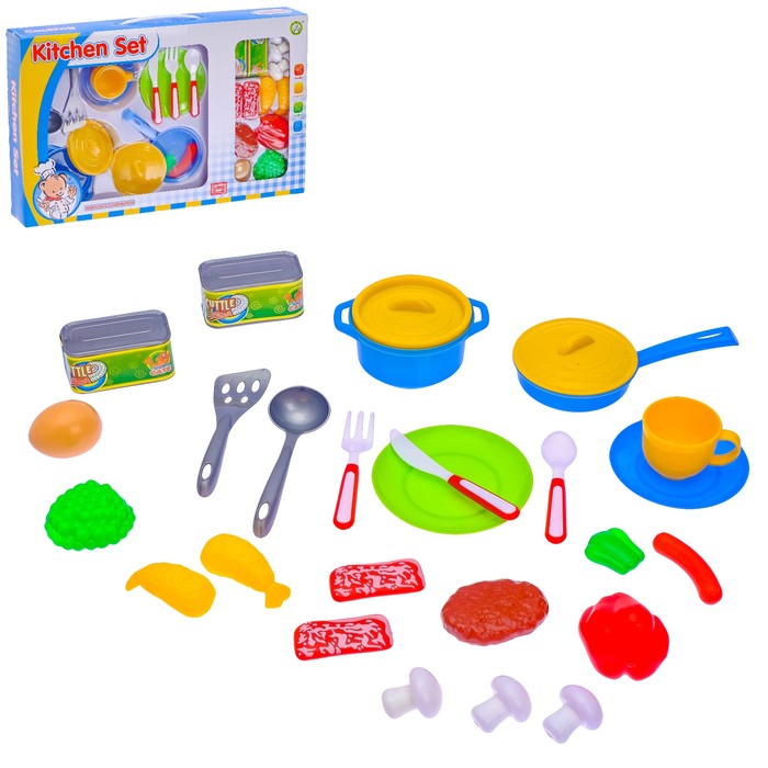 Набор посуды с продуктами "Готовим вместе"
