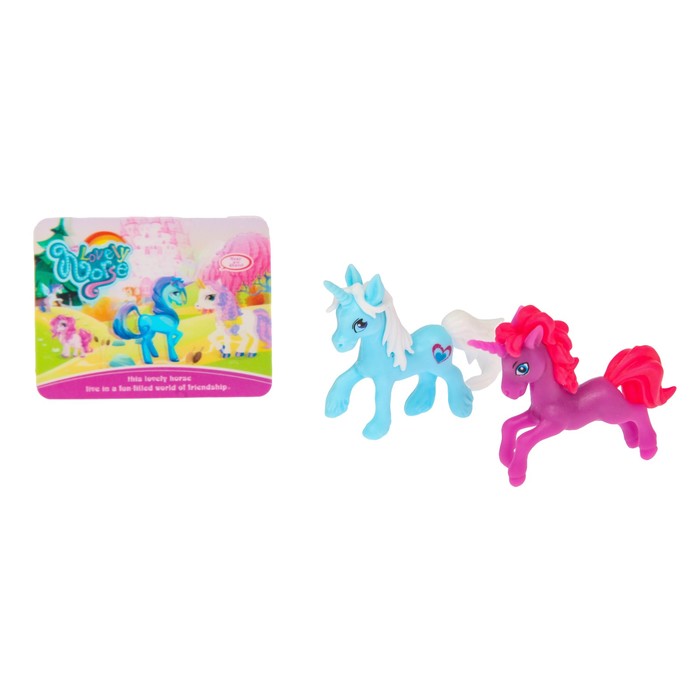 Набор лошадей, 2 шт, МИКС