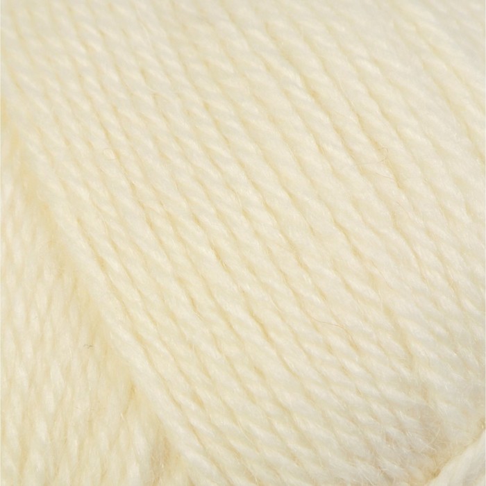 Пряжа "Белорусская" 50% шерсть, 50% акрил 300м/100гр (205 белый)