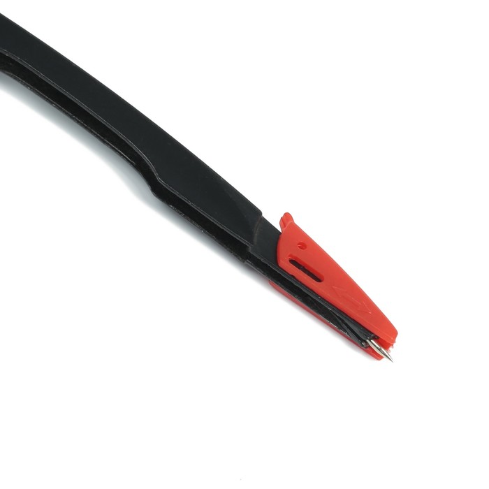 Циркуль пластиковый (козья ножка) с карандашом ч/гр МИКС в пластик пенале