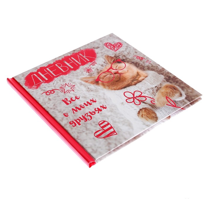 Подарочный набор "Для самой модной": анкета для девочек в твёрдой обложке с наклейками и карандаши, 6 шт