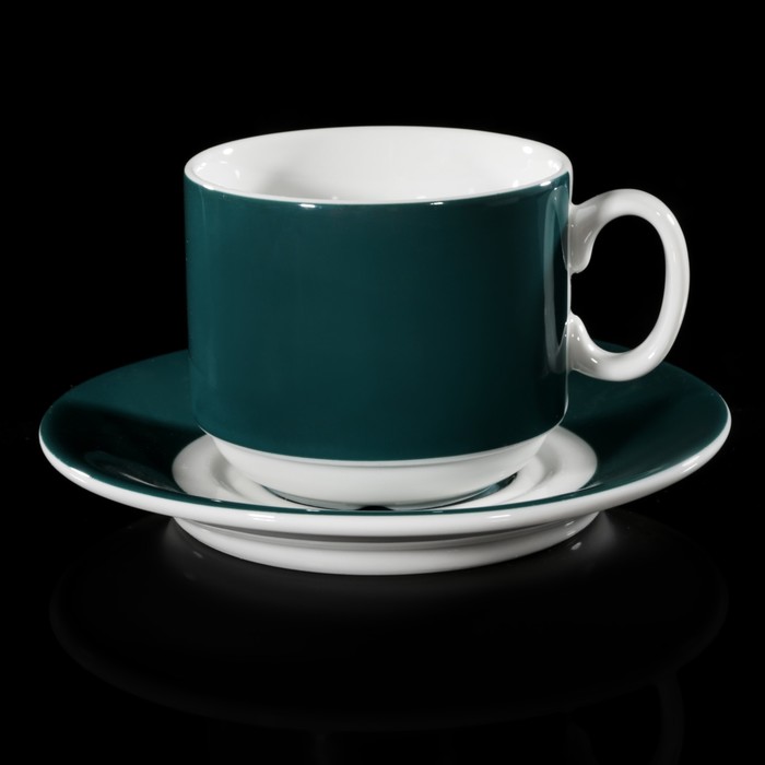 Чайная пара 220 мл "Sunrise Dark Emerald"