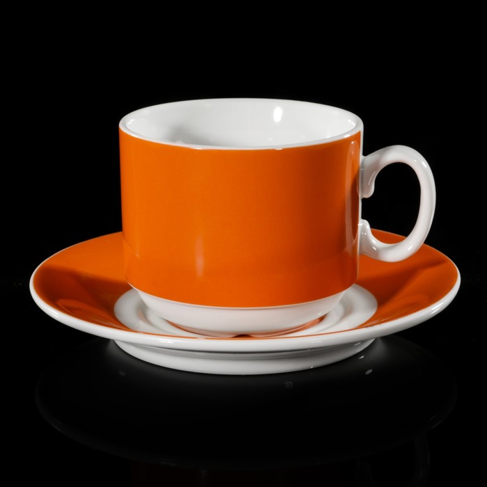 Чайная пара 220 мл "Экспресс. Sunrise Orange"