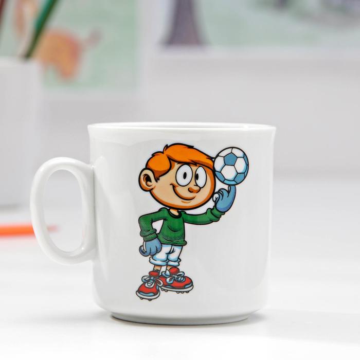 Кружка 200 мл "Юные футболисты. Непоседа", МИКС