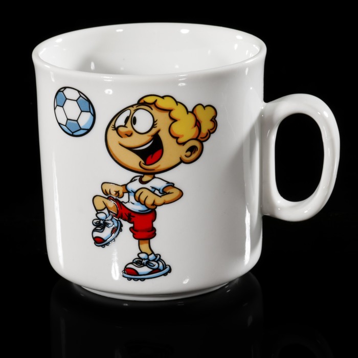 Кружка 200 мл "Юные футболисты. Непоседа", МИКС