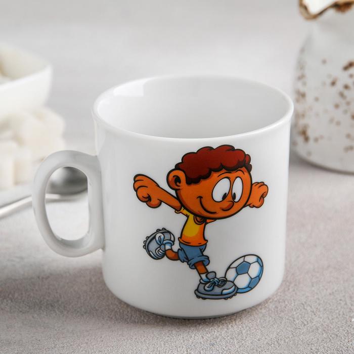 Кружка 200 мл "Юные футболисты. Непоседа", МИКС
