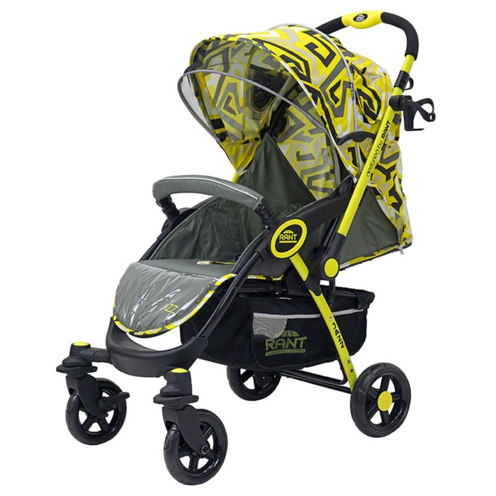 Коляска прогулочная JAZZ Labirint, цвет жёлтый