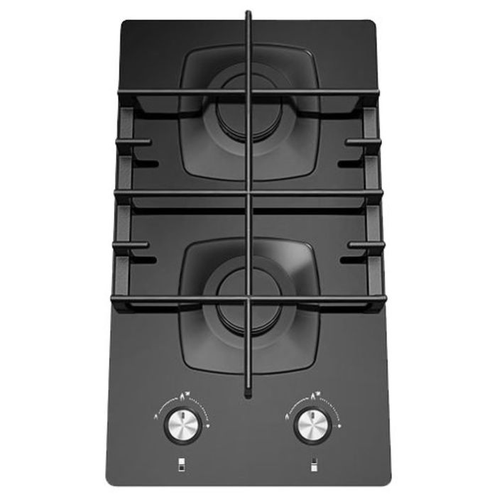 Варочная поверхность Gefest ПВГ 2002, 2 конфорки, газовая, черный