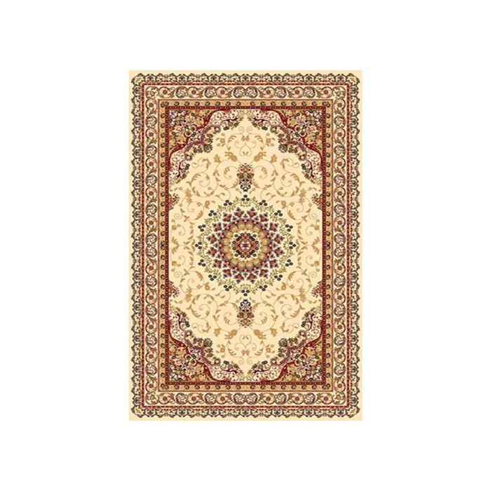 Ковёр Heat-Set IZMIR d027, 3*4 м, прямоугольный, CREAM-RED