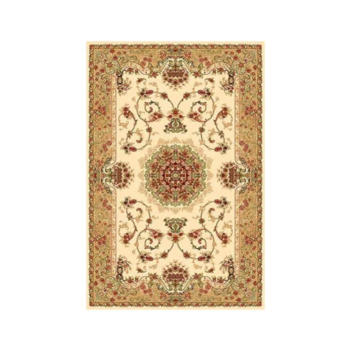 Ковёр Heat-Set IZMIR d037, 2*5 м, прямоугольный, CREAM