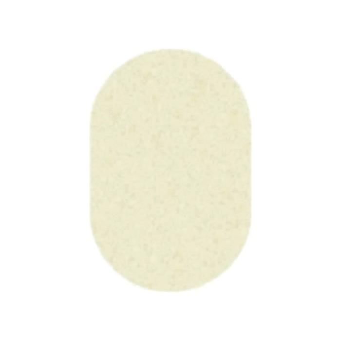 Ковёр SHAGGY ULTRA s600, 1*2 м, овал, CREAM MР