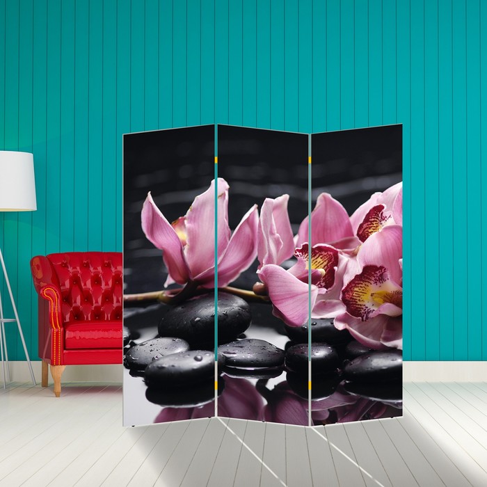 Ширма "Ветка орхидеи" 150 × 160см