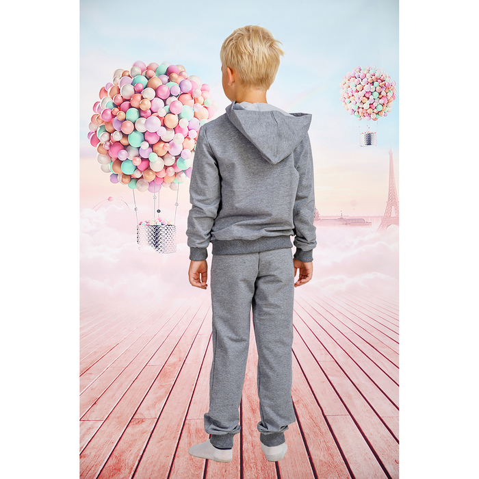 Костюм детский Чемпион, рост 164 см, цвет тёмно-серый ДК-010