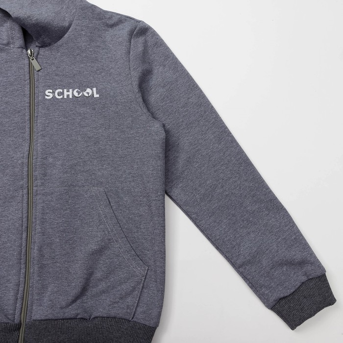 Костюм детский Чемпион, рост 164 см, цвет тёмно-серый ДК-010