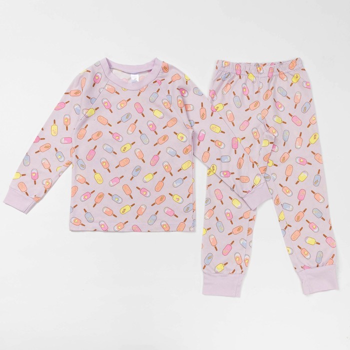 Комплект детский Пломбир Лайт, рост 134 см, цвет сиреневый ДП-001