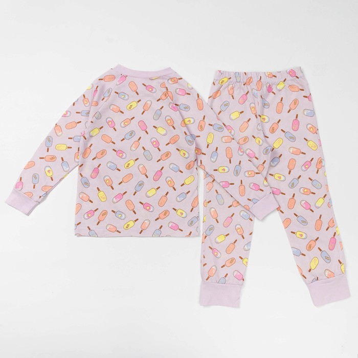 Комплект детский Пломбир Лайт, рост 134 см, цвет сиреневый ДП-001