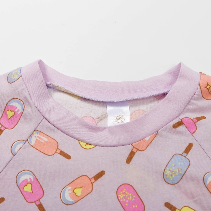 Комплект детский Пломбир Лайт, рост 134 см, цвет сиреневый ДП-001