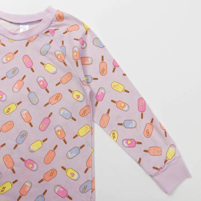 Комплект детский Пломбир Лайт, рост 134 см, цвет сиреневый ДП-001