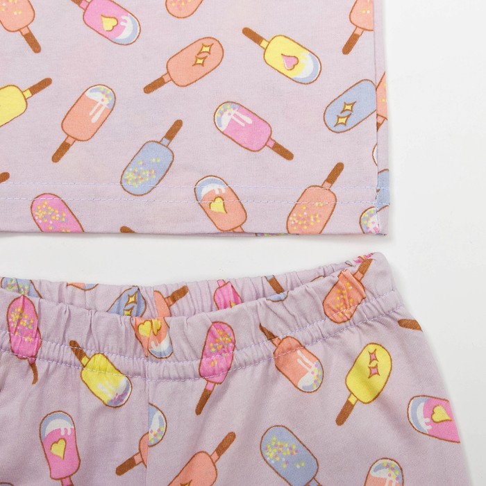 Комплект детский Пломбир Лайт, рост 134 см, цвет сиреневый ДП-001