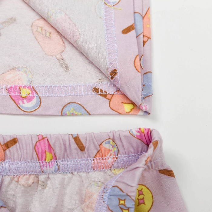 Комплект детский Пломбир Лайт, рост 134 см, цвет сиреневый ДП-001