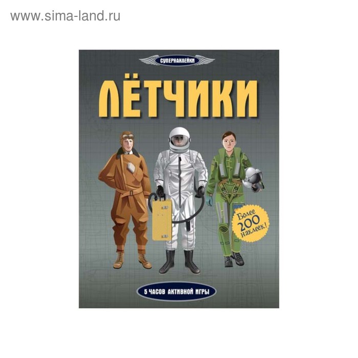 

Книжка с наклейками. Лётчики. Мартин Д.